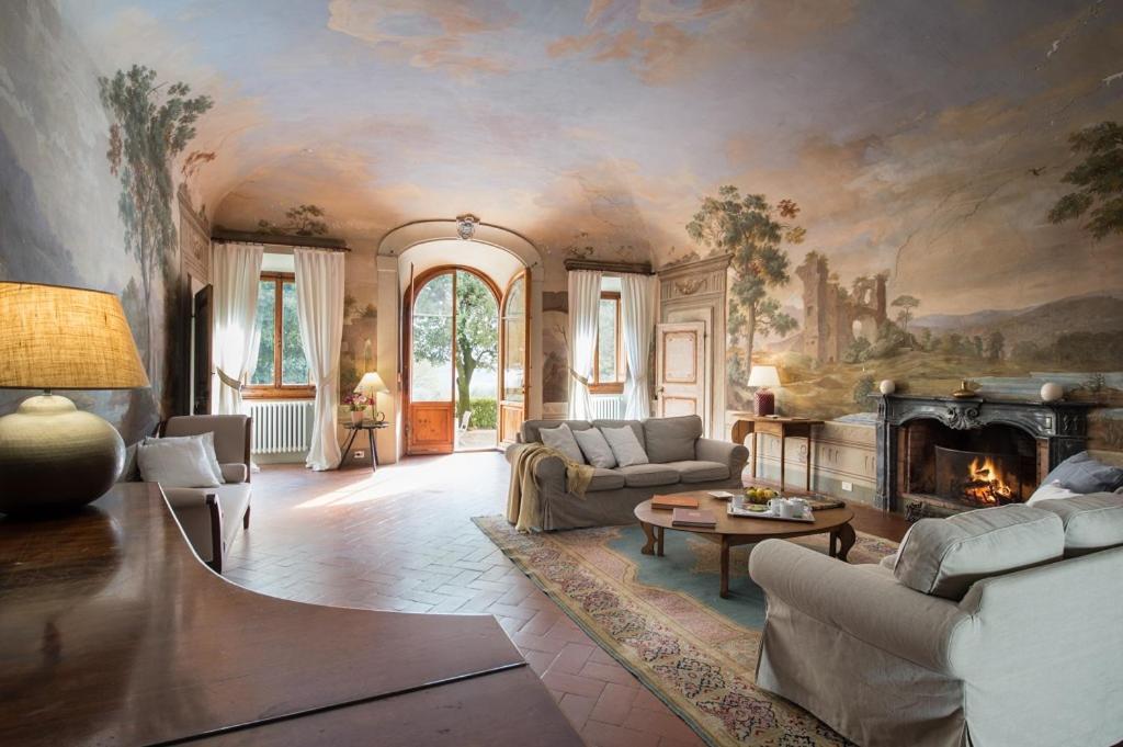 Villa De' Ricci Rignana B&B Greve in Chianti Exteriör bild
